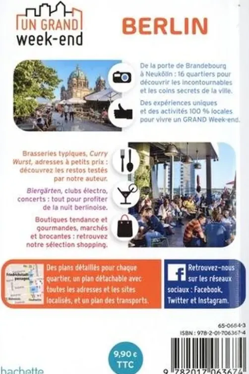 Un grand week-end à Berlin. Avec plan détachable, Edition 2021, avec 1 Plan détachable, Jean-Philippe Follet