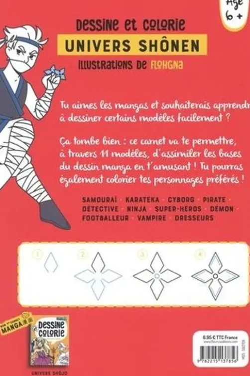 Univers shônen. Dessine et colorie, Flohgna
