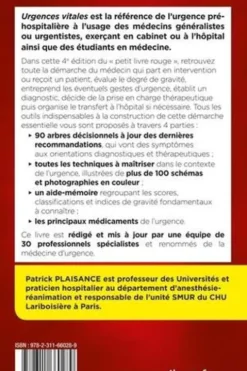 Urgences vitales. La prise de décision adaptée aux exigences du terrain, 4e édition, Patrick Plaisance
