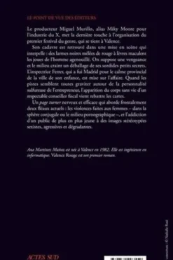 Valence rouge, Ana Martinez Muñoz