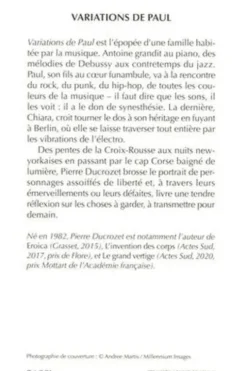 Variations de Paul, Pierre Ducrozet