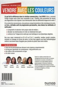 Vendre avec les couleurs. Quand votre agilité comportementale booste vos techniques de vente, Brigitte Boussuat