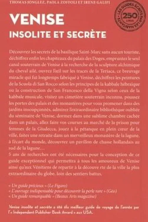 Venise insolite et secrète, Thomas Jonglez