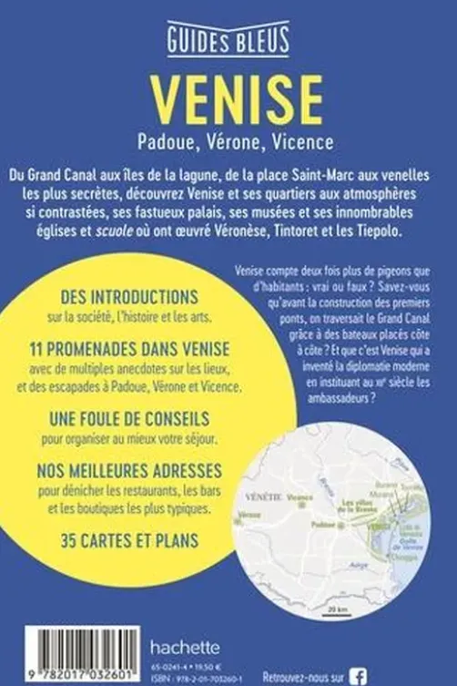 Venise. Padoue et la Brenta, Vicence, Vérone, Edition 2021, avec 1 Plan détachable, Jean-Philippe Follet