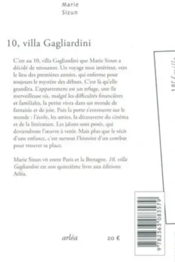 10, villa Gagliardini, Marie Sizun