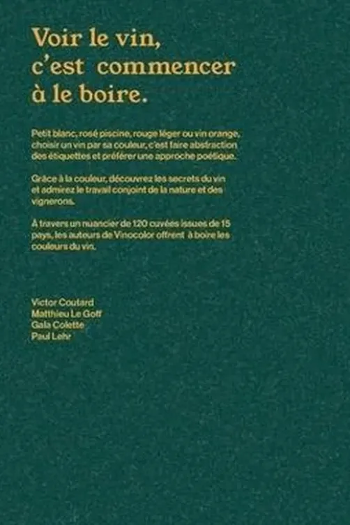 Vinocolor. Nuancier des couleurs du vin, Victor Coutard