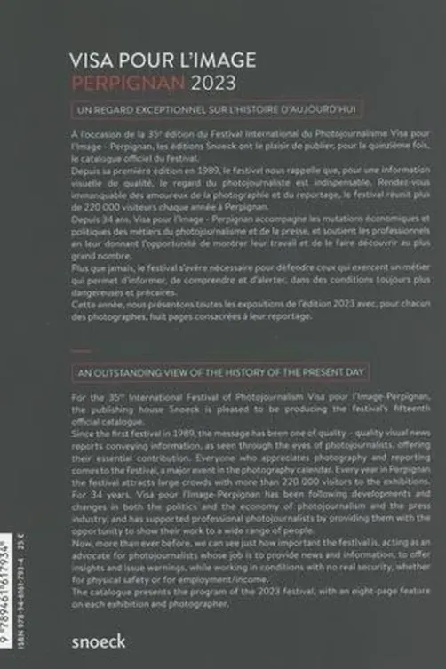 Visa pour l'image Perpignan. Edition 2023. Edition bilingue français-anglais, Jean-François Leroy