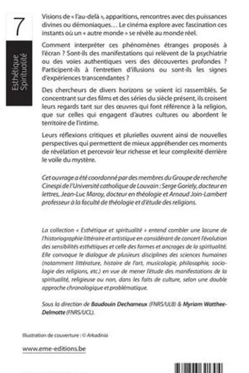 Visions et apparitions au cinéma. L'instant de la révélation, Serge Goriely