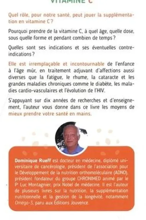Vitamine C. Pourtous et pourla vie, Dominique Rueff