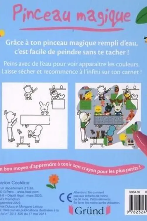 Vive Pâques ! Avec 1 pinceau, Marion Cocklico