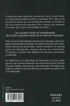 Vivre la nuit, rêver le jour. Souvenirs, Christophe