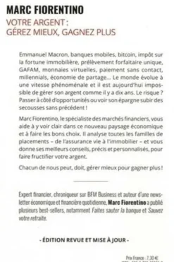 Votre argent : gérer mieux, gagnez plus !, Marc Fiorentino