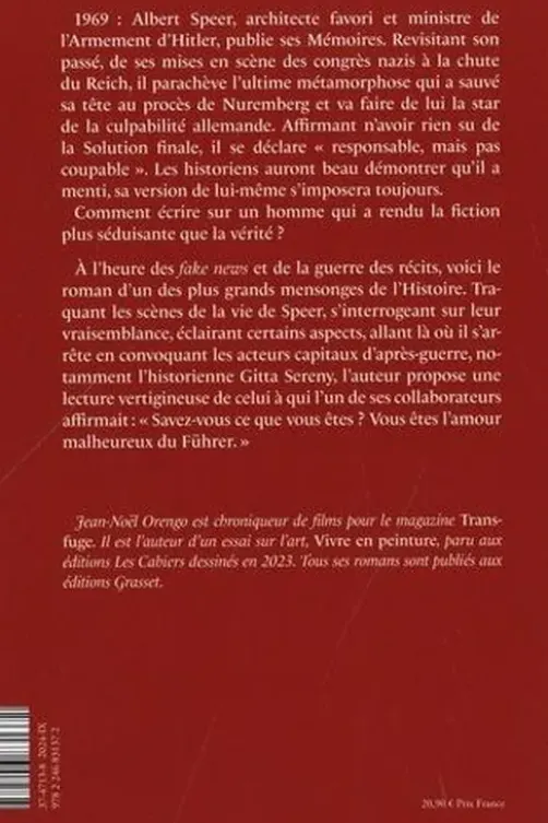 "Vous êtes l'amour malheureux du Führer", Jean-Noël Orengo