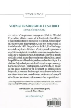 Voyage en Mongolie et au Tibet, Nikolaï Prjevalski