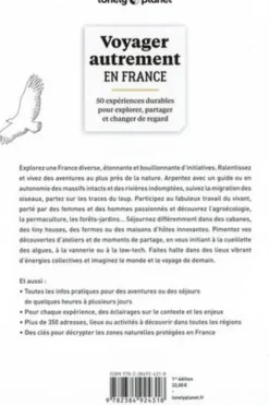 Voyager autrement en France. 50 expériences durables, pour explorer, partager et changer de regard, Elodie Rothan
