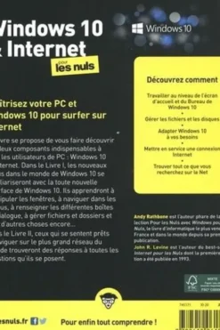 Windows 10 et internet pour les nuls. 6e édition, Andy Rathbone