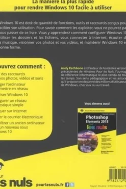 Windows 10 pour les nuls. 4e édition, Andy Rathbone