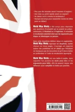 World Wise Words. Le vocabulaire anglais pour réussir les examens, 2e édition revue et augmentée, Edition en anglais, Florent Gusdorf