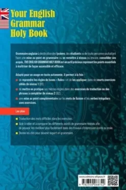 Your English Grammar Holy Book B1-B2. Manuel de grammaire anglaise avec exercices corrigés, Sylvie Cortès