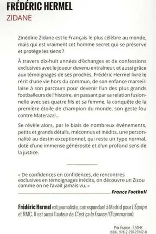 Zidane, Frédéric Hermel